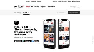 Fios TV App | Stream Live TV and Verizon Fios On Demand