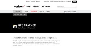 GPS TRACKER | Verizon Wireless