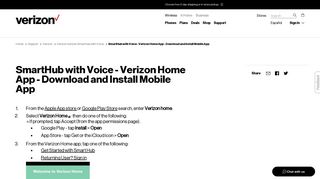 SmartHub with Voice - Verizon Home App - Download and Install ...