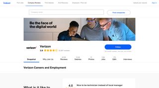 Verizon Careers and Employment | Indeed.com