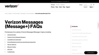 Verizon Messages (Message+) FAQs | Verizon Wireless