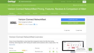 Verizon Connect Networkfleet Pricing, Features, Reviews ... - GetApp