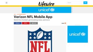 NFL Mobile From Verizon Wireless - Lifewire