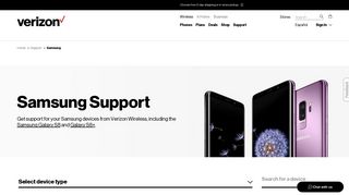 Samsung Support | Verizon Wireless