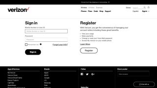 Sign In - Verizon Wireless