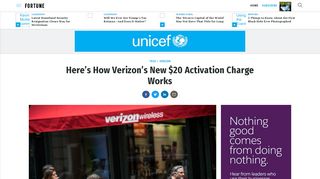 Here's How Verizon's New $20 Activation Charge Works | Fortune