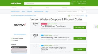 Verizon Wireless Coupons, Promo Codes & Deals 2019 - Groupon