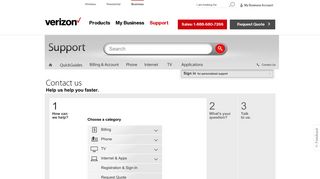 Small Business Customer Service Phone Number and Live ... - Verizon