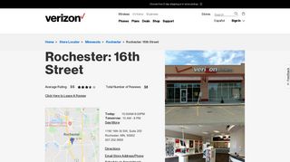 Verizon Wireless at Rochester: 16th Street MN