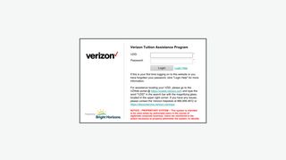 Verizon Tuition Assistance Program - TAMS Desktop
