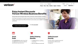 Enjoy Instant Discounts Verizon Wireless Business Benefits