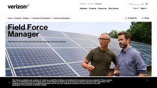 Field Force Manager | Verizon Enterprise Solutions