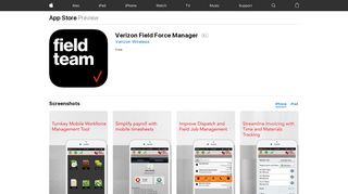 Verizon Field Force Manager on the App Store - iTunes - Apple