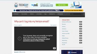Why can't I log into my Verizon email? | The Tech Guy