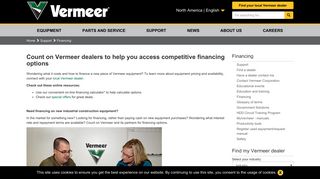 Financing | Financing | Vermeer