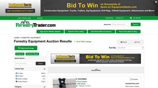 VERMEER Forestry Equipment Auction Results - 1412 Listings ...