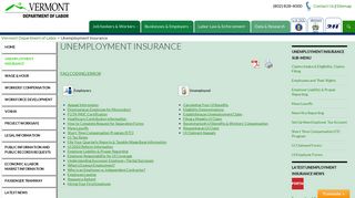 Unemployment Insurance | Vermont Department of Labor