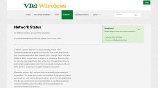 Network Status - VTel Wireless