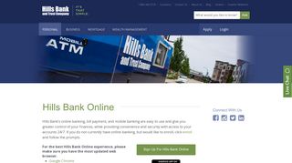 Hills Bank Online | HillsBank.com