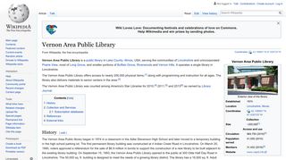 Vernon Area Public Library - Wikipedia