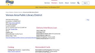 Vernon Area Public Library District | RAILS: Reaching Across Illinois ...