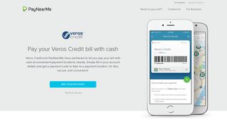 Veros Credit bill pay. Pay with cash. - PayNearMe