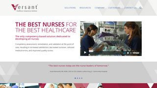 Versant | Healthcare Competency Solutions