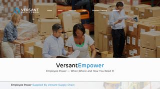 VersantEmpower | Labor & Staffing | Versant Supply Chain