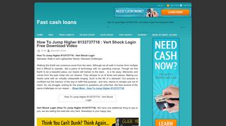 How To Jump Higher 8133737718 : Vert Shock Login Free Download ...