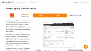 Vertafore Agency Platform Software - 2019 Reviews - Software Advice