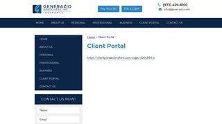 Client Portal - Generazio Associates Insurance