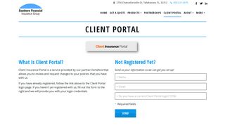 Client Portal - Southern Financial Insurance Group