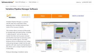 Vertafore Pipeline Manager Software - 2019 Reviews - Software Advice