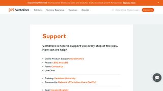 Support | Vertafore
