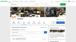 Vertafore Support analyst Jobs | Glassdoor