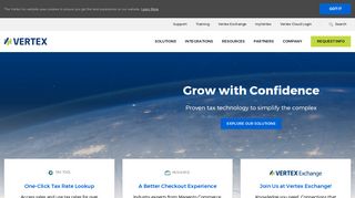 Vertex, Inc.: Homepage
