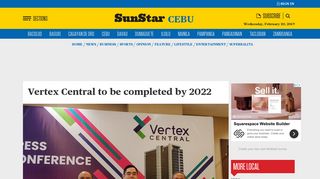 Vertex Central to be completed by 2022 - SUNSTAR