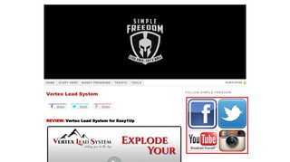 VERTEX LEAD SYSTEM for Easy1Up - Simple Freedom