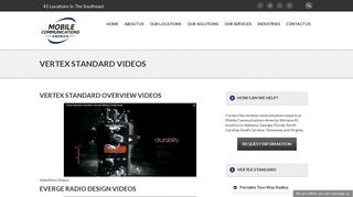 Vertex Standard Videos Vertex Standard Radio Dealer Mobile ...