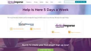 Support | VerticalResponse
