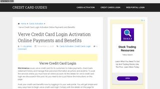 Verve Credit Card Login - Activation Online Payment and Benefits