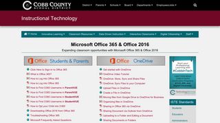 Office 365 - Cobb County School District