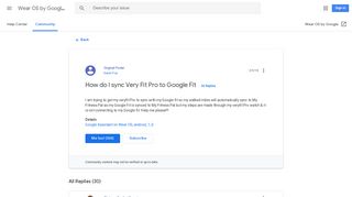 How do I sync Very Fit Pro to Google Fit - Wear OS by Google Help ...