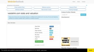 Vestalink : Website stats and valuation