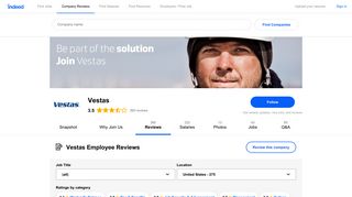 Working at Vestas: 238 Reviews | Indeed.com