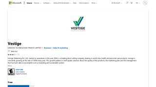 Get Vestige - Microsoft Store