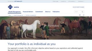 Your portfolio is as individual as you - LGT Vestra