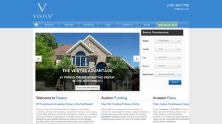 Vestus - #1 Foreclosure Investing Group in the Northwest!