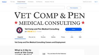 Vet Comp and Pen Medical Consulting Careers and Employment ...