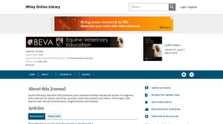 Equine Veterinary Education - Wiley Online Library